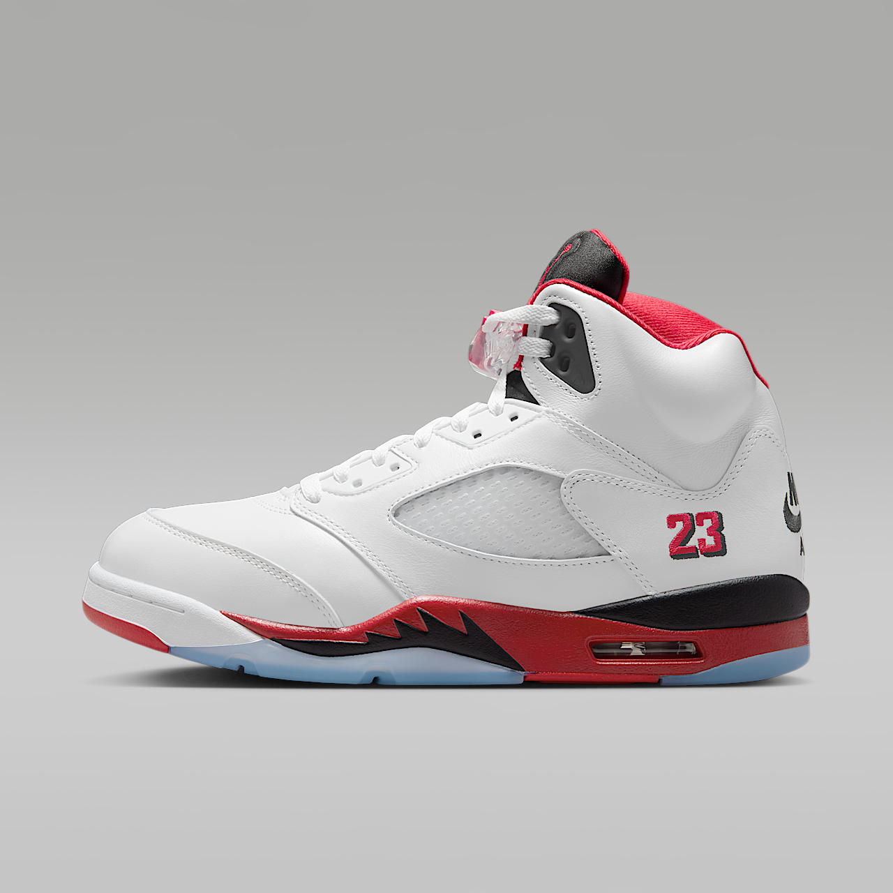 Nike Air Jordan sneaker Wit/Zwart/Fire Red
