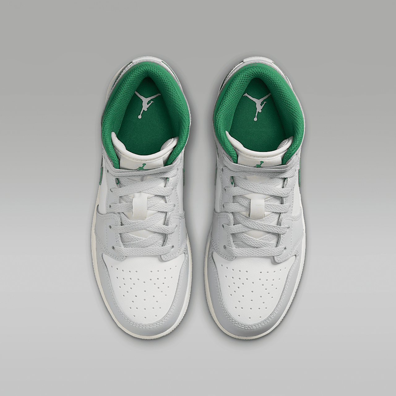 Nike Air Jordan 1 Mid sneaker Summit White/Pure Platinum/Sail/Pine Green