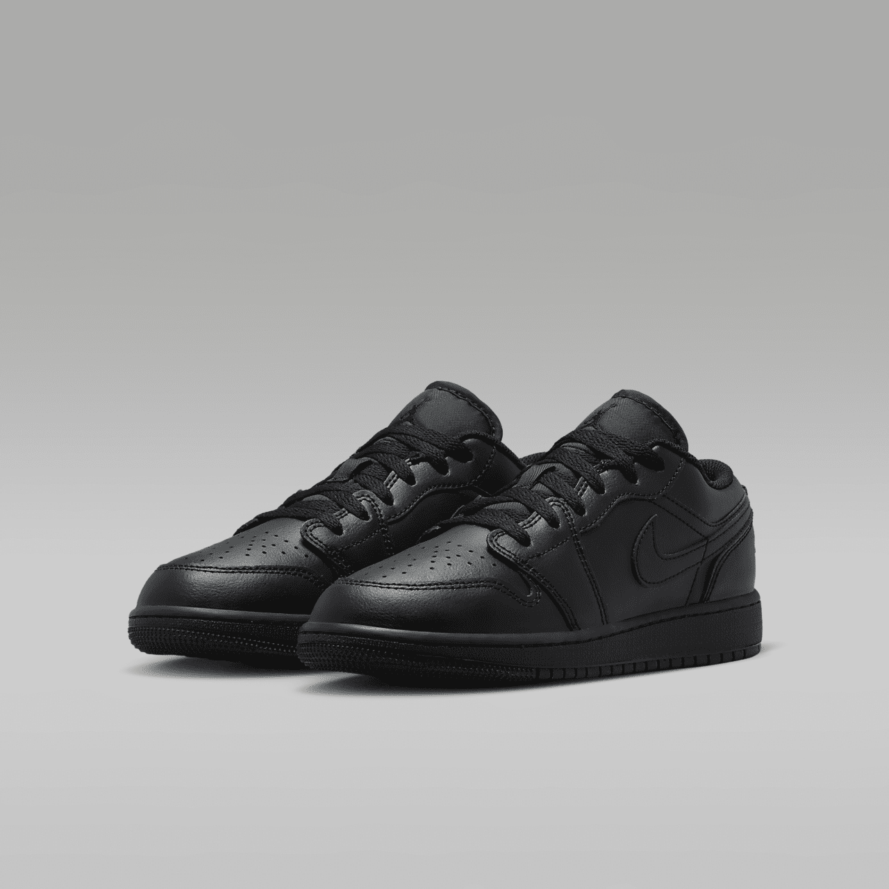Nike Air Jordan 1 Low sneaker Zwart/Zwart/Zwart