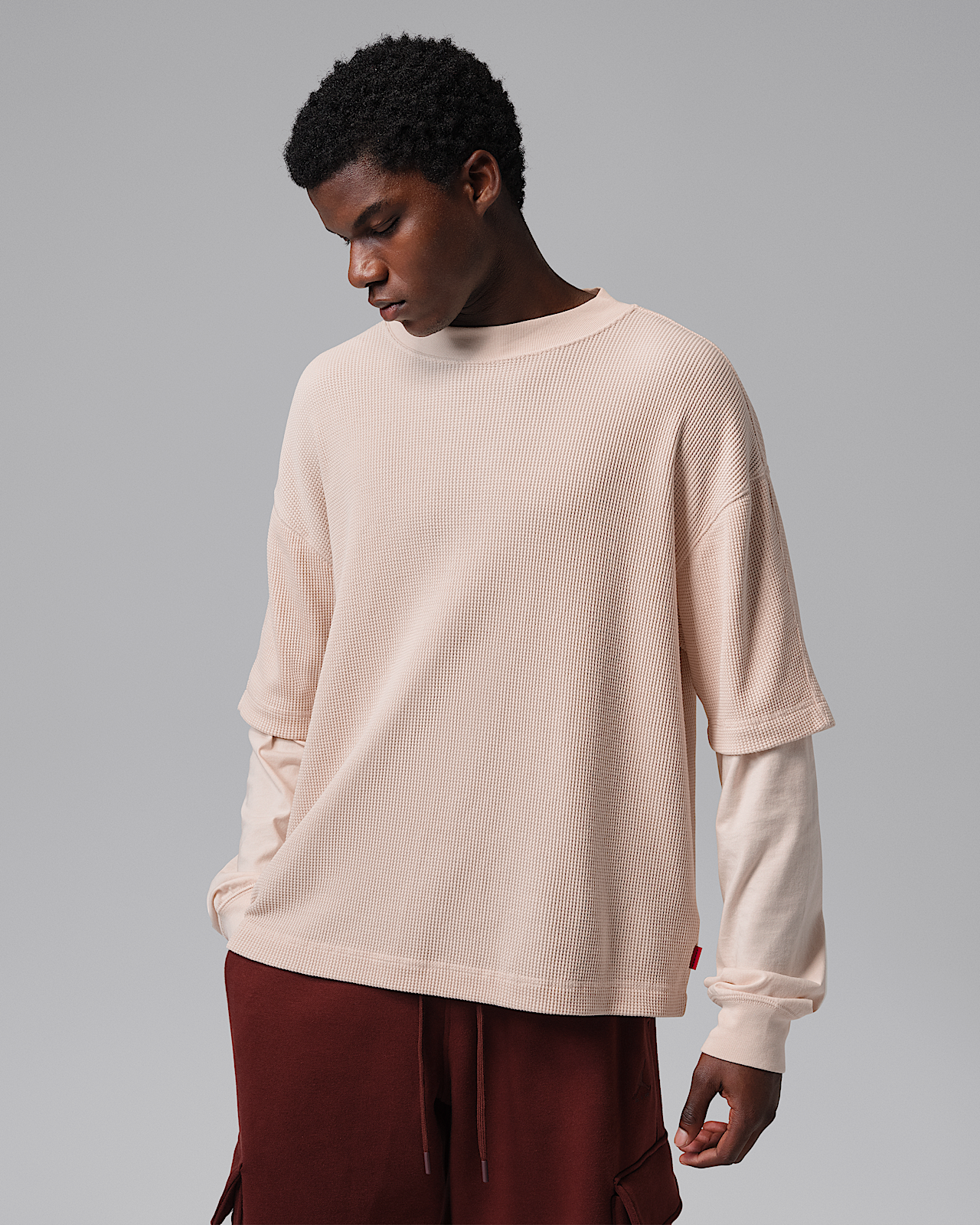 Мужской свитшот Jordan Brooklyn Waffle Crew-Neck