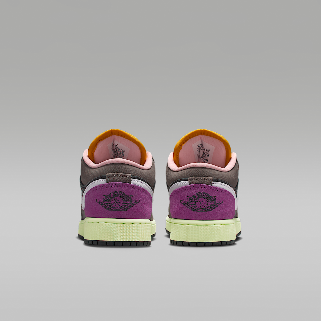 Nike Air Jordan sneaker Oil Grey/Cave Stone/Arctic Punch/Wit