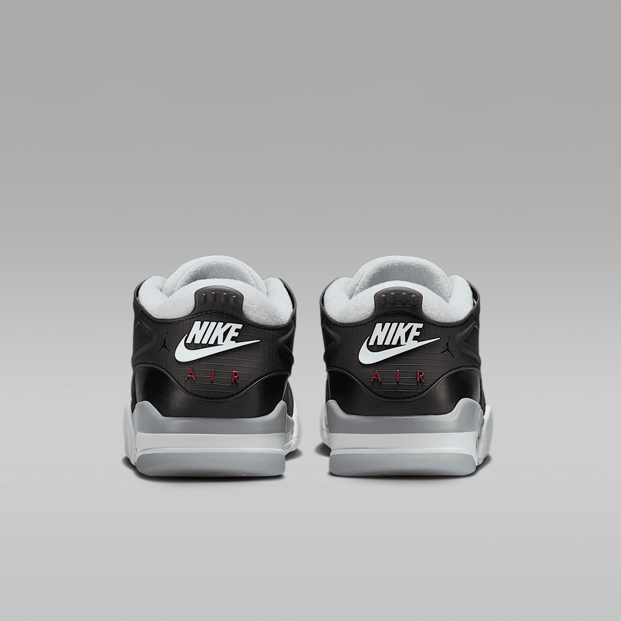 Nike Air Jordan 4 RM sneaker Zwart/Wolf Grey/Wit/Fire Red