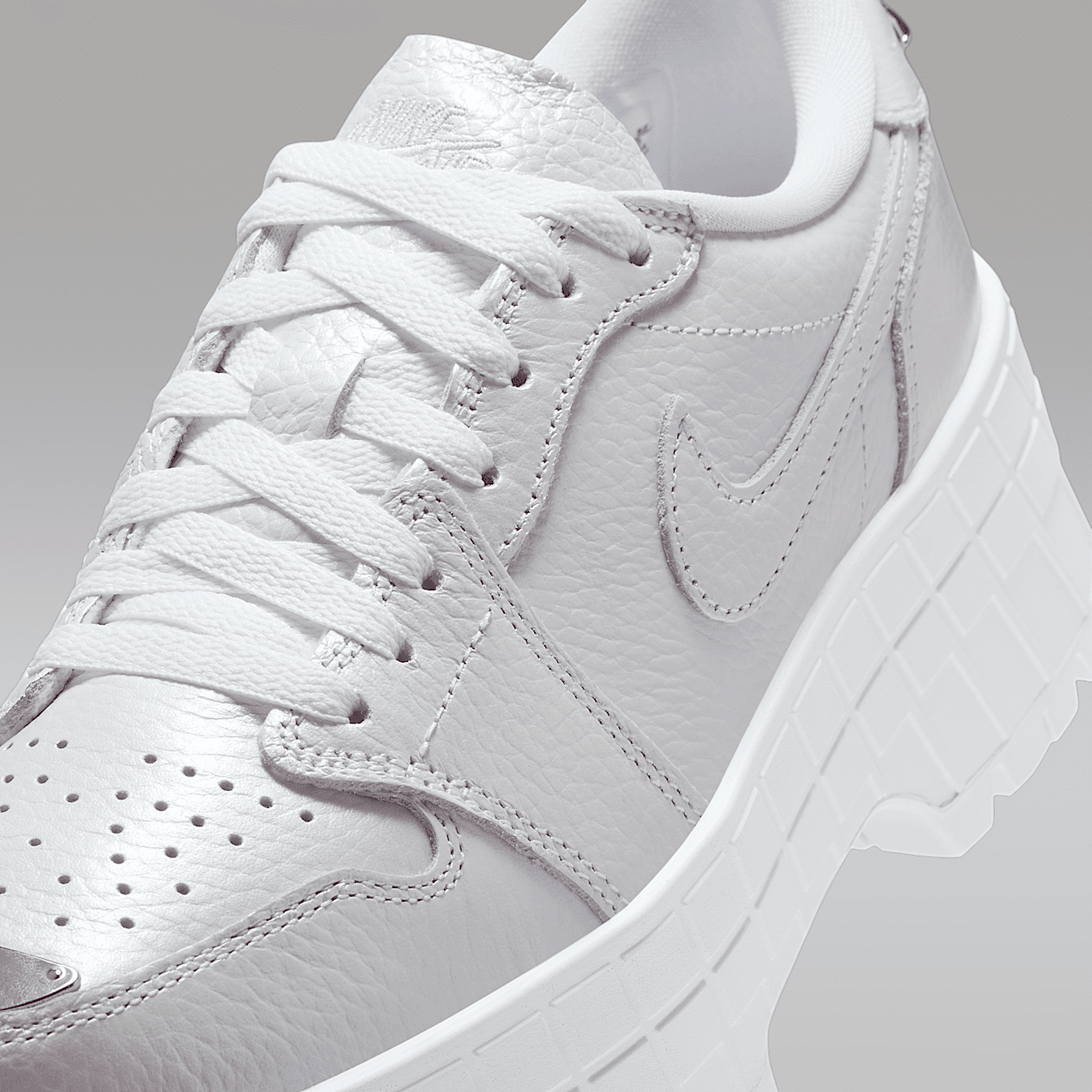 Nike Air Jordan 1 sneaker Wit/Metallic Silver