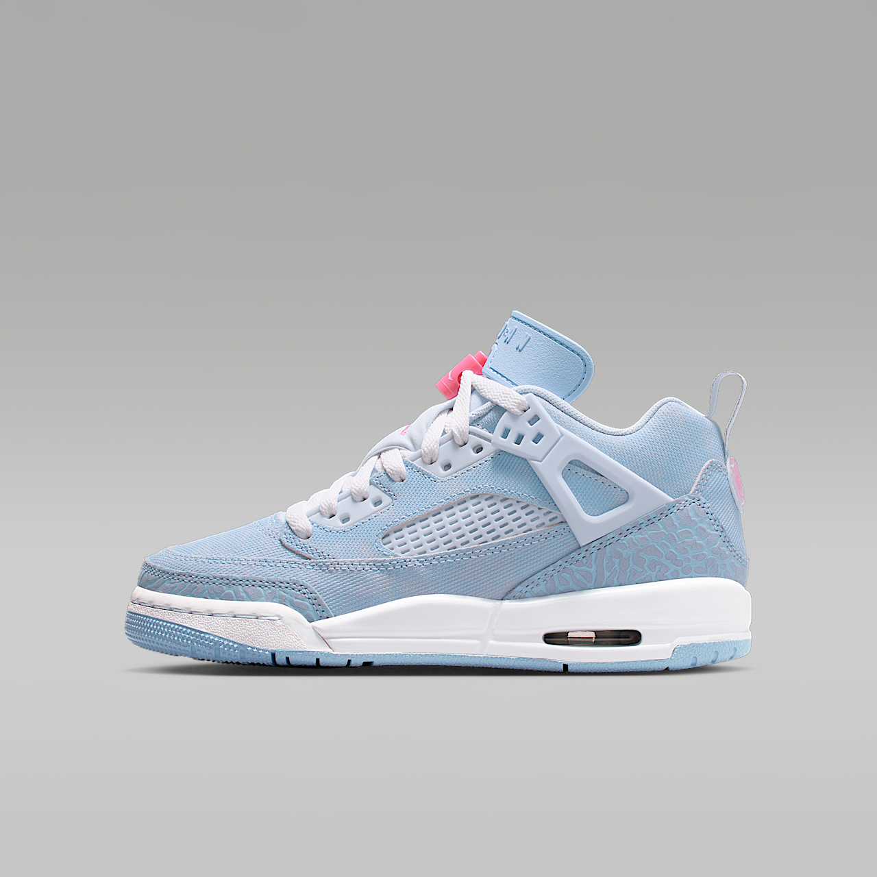 Nike Jordan Spizike Low sneaker Cobalt Bliss/Cobalt Bliss/Wit/Pink Glow