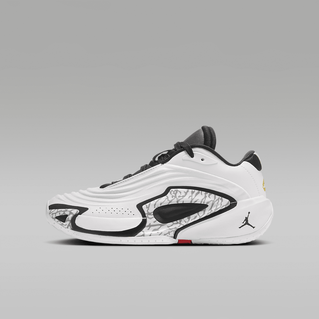 Nike  sneaker Wit/Zwart/Red Orbit/Metallic Gold