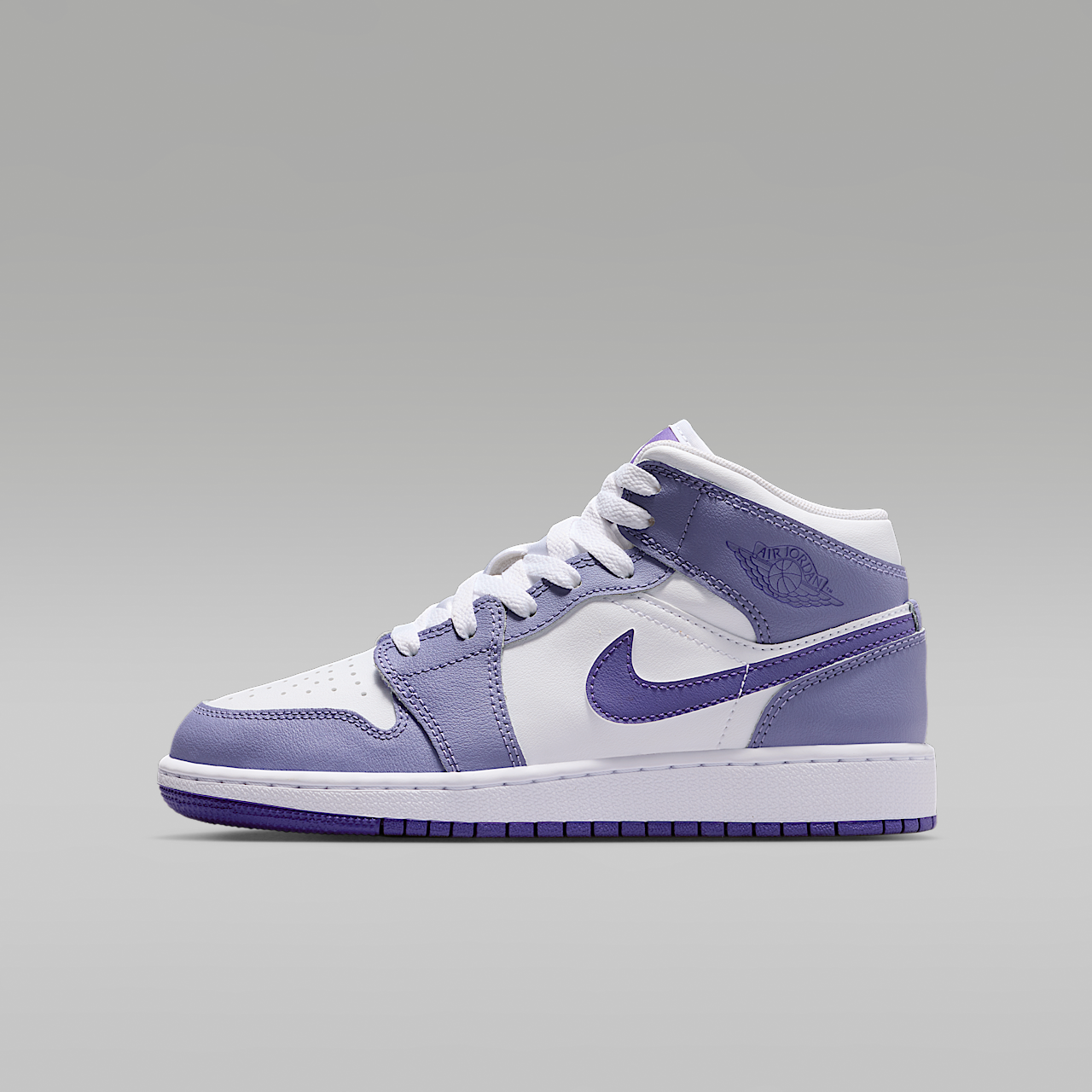 Nike Air Jordan sneaker Dusty Amethyst/Wit/Court Purple
