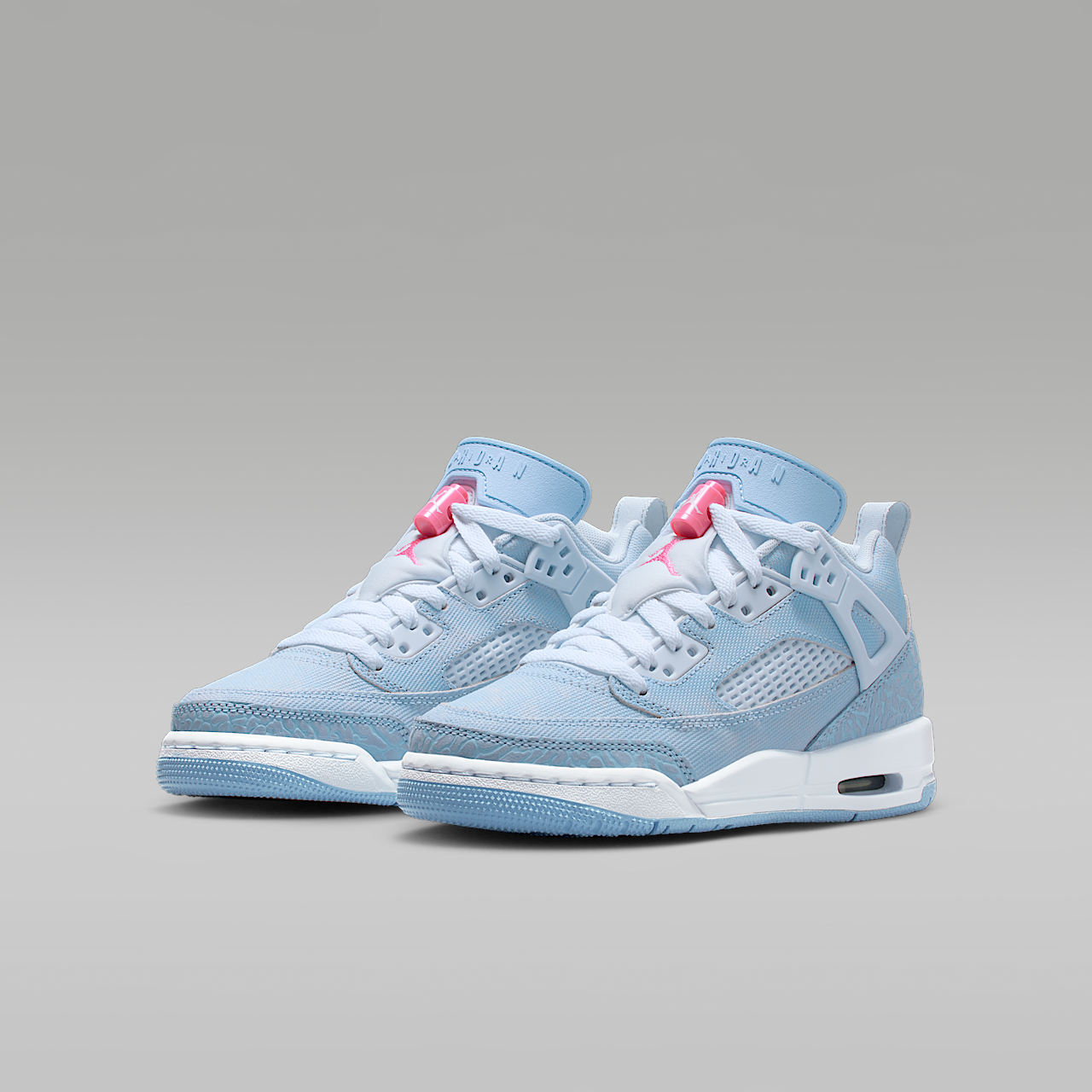 Nike Jordan Spizike Low sneaker Cobalt Bliss/Cobalt Bliss/Wit/Pink Glow