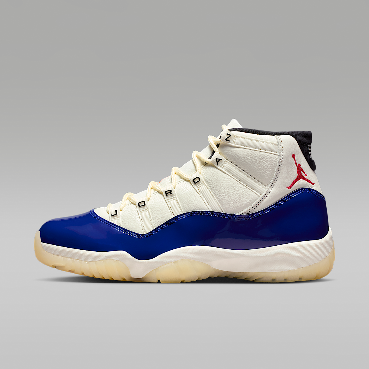 Nike Air Jordan 1 sneaker Deep Royal Blue/Sail/Zwart/Fire Red