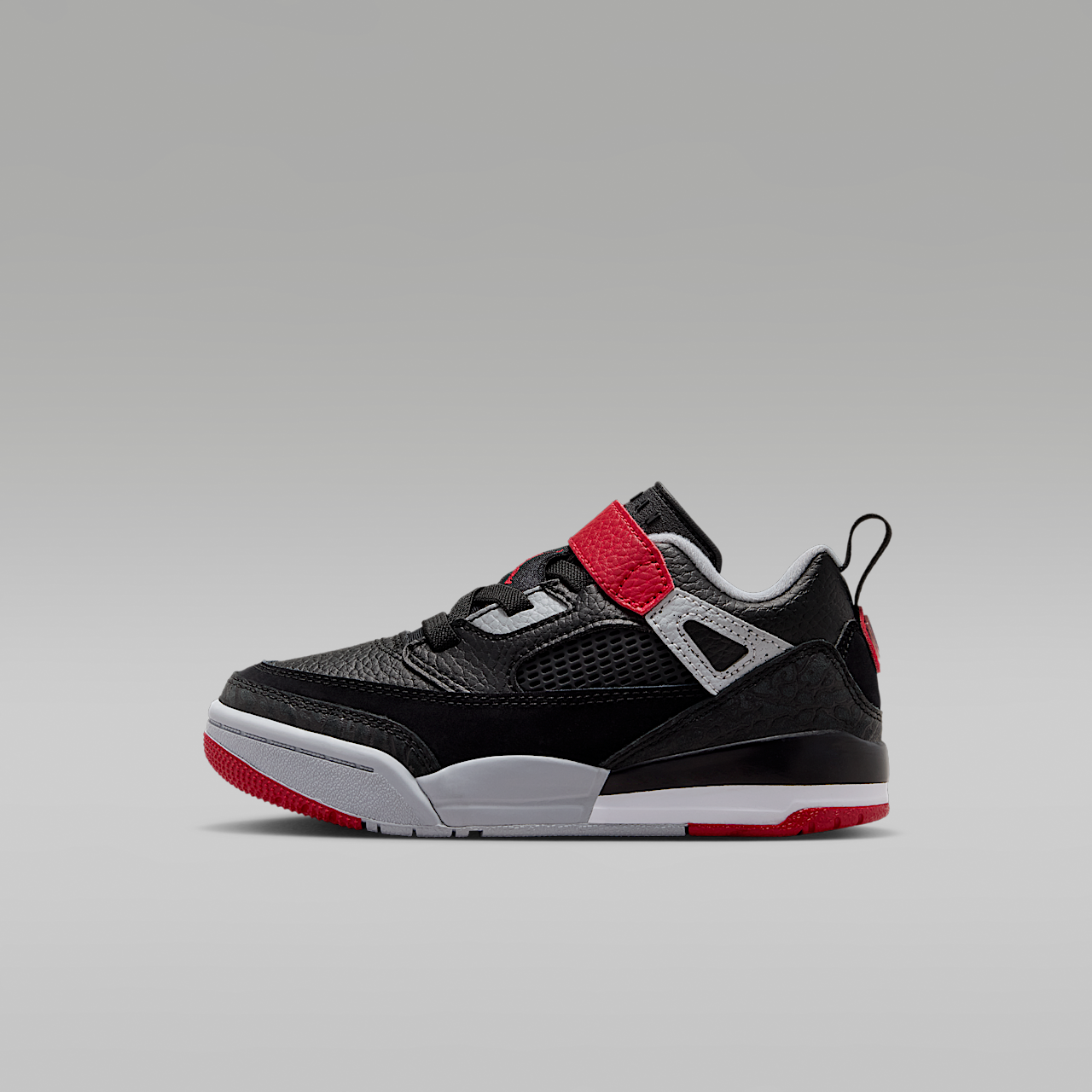 Nike Jordan Spizike Low sneaker Zwart/Wolf Grey/Wit/Gym Red