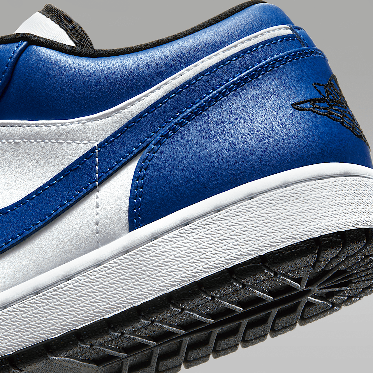 Nike Air Jordan 1 Low sneaker Wit/Zwart/Hyper Royal