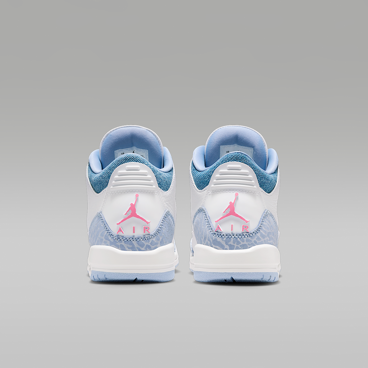 Nike Air Jordan sneaker Wit/Cobalt Bliss/Football Grey/Pink Glow