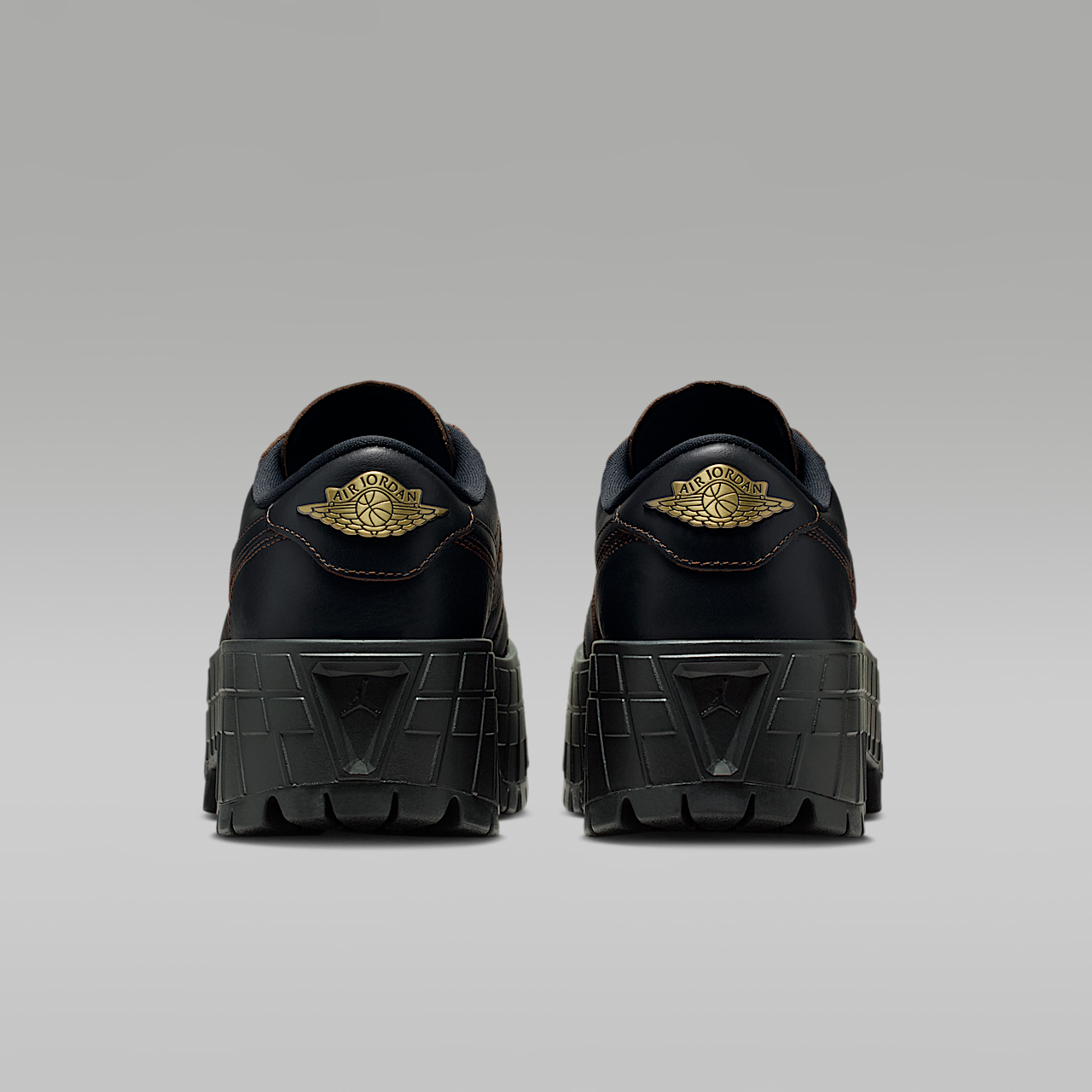 Nike Air Jordan 1 sneaker Zwart/Zwart/Cacao Wow