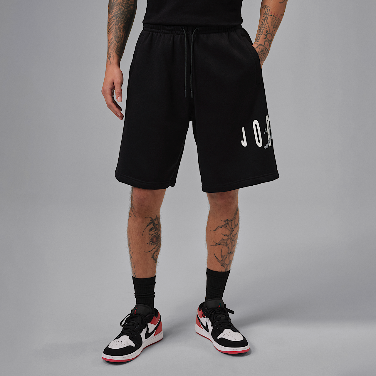 Jordan Brooklyn Fleece (Black/Wolf Grey)