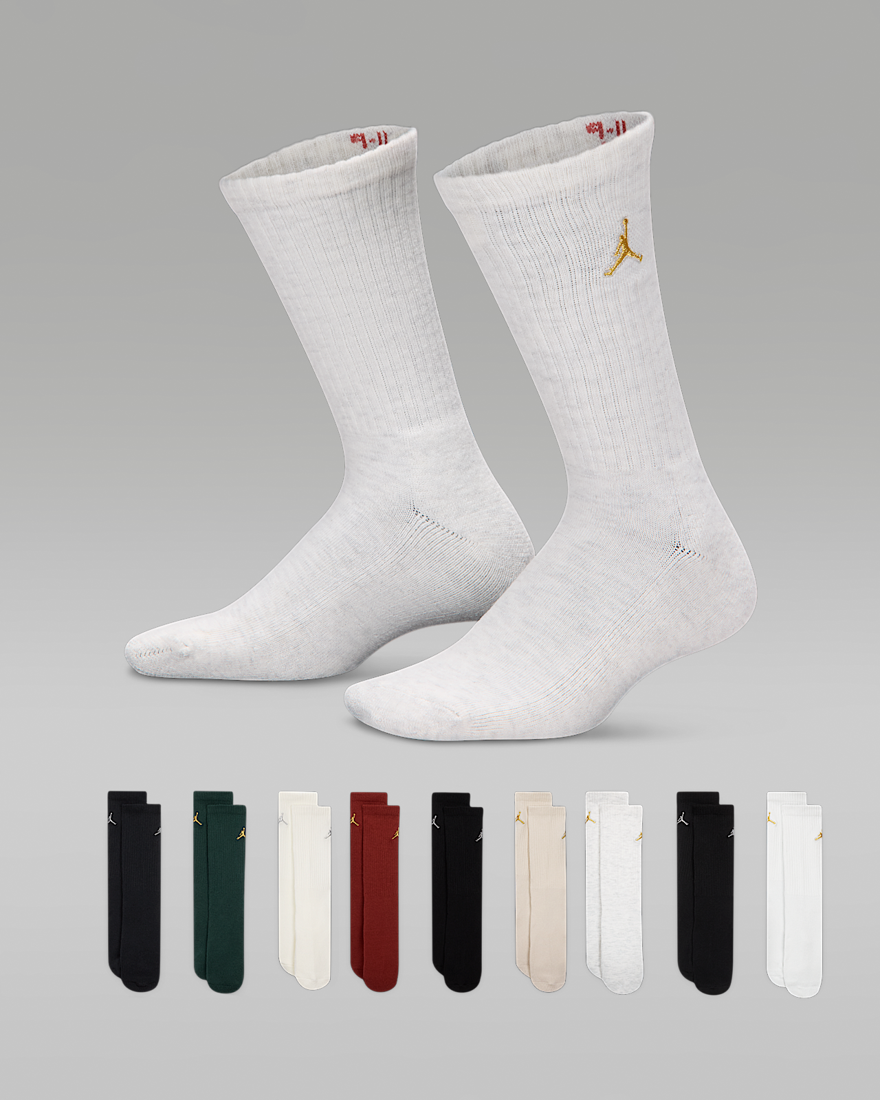 Детские  Jordan Big Kids' Holiday Crew Gift Box (9 Pairs)