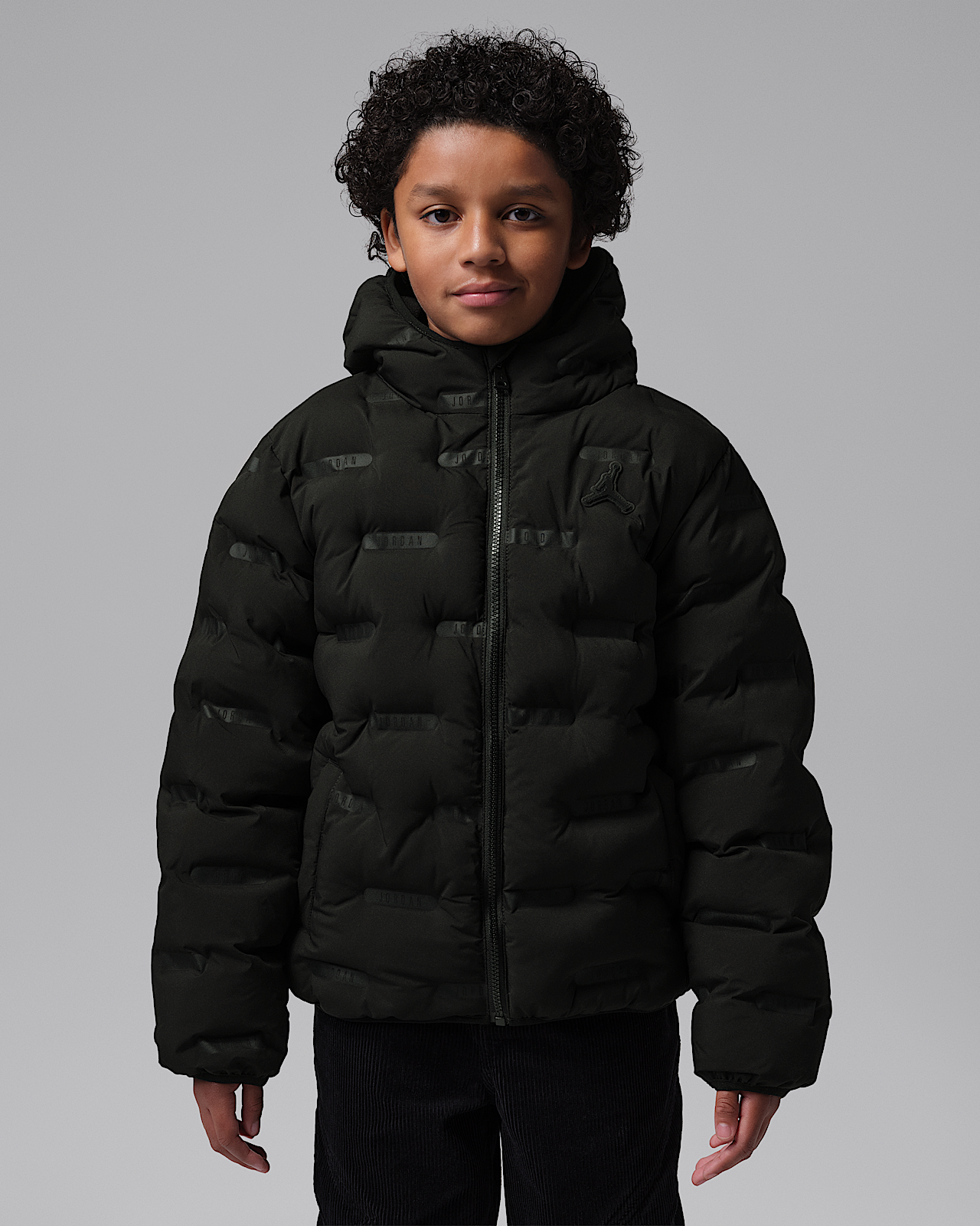 Детская куртка Jordan Big Kids' Heat Debossed Midweight Puffer