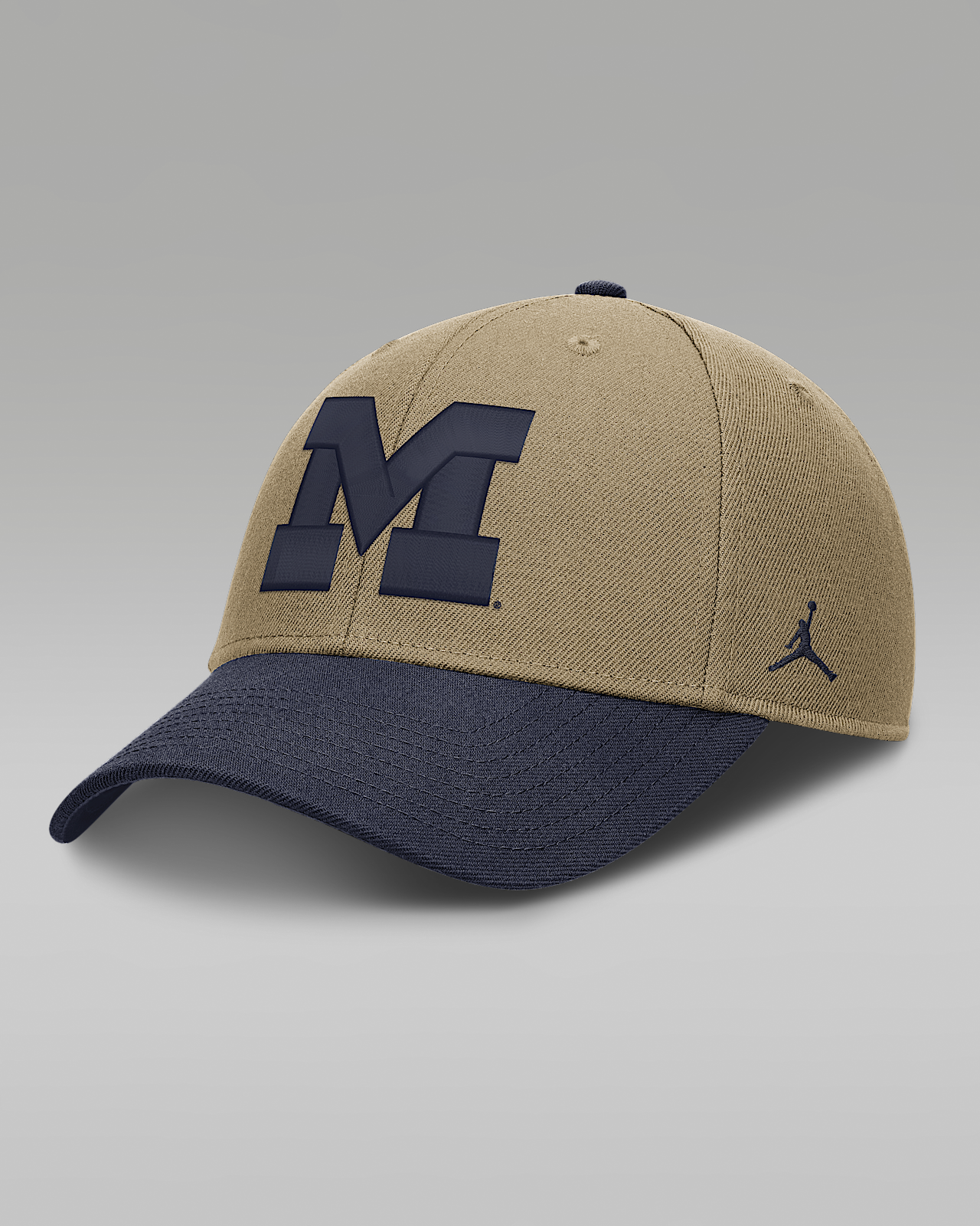 Женские  Michigan Primetime Rise Jordan Brand Dri-FIT College Trucker Adjustable Hat