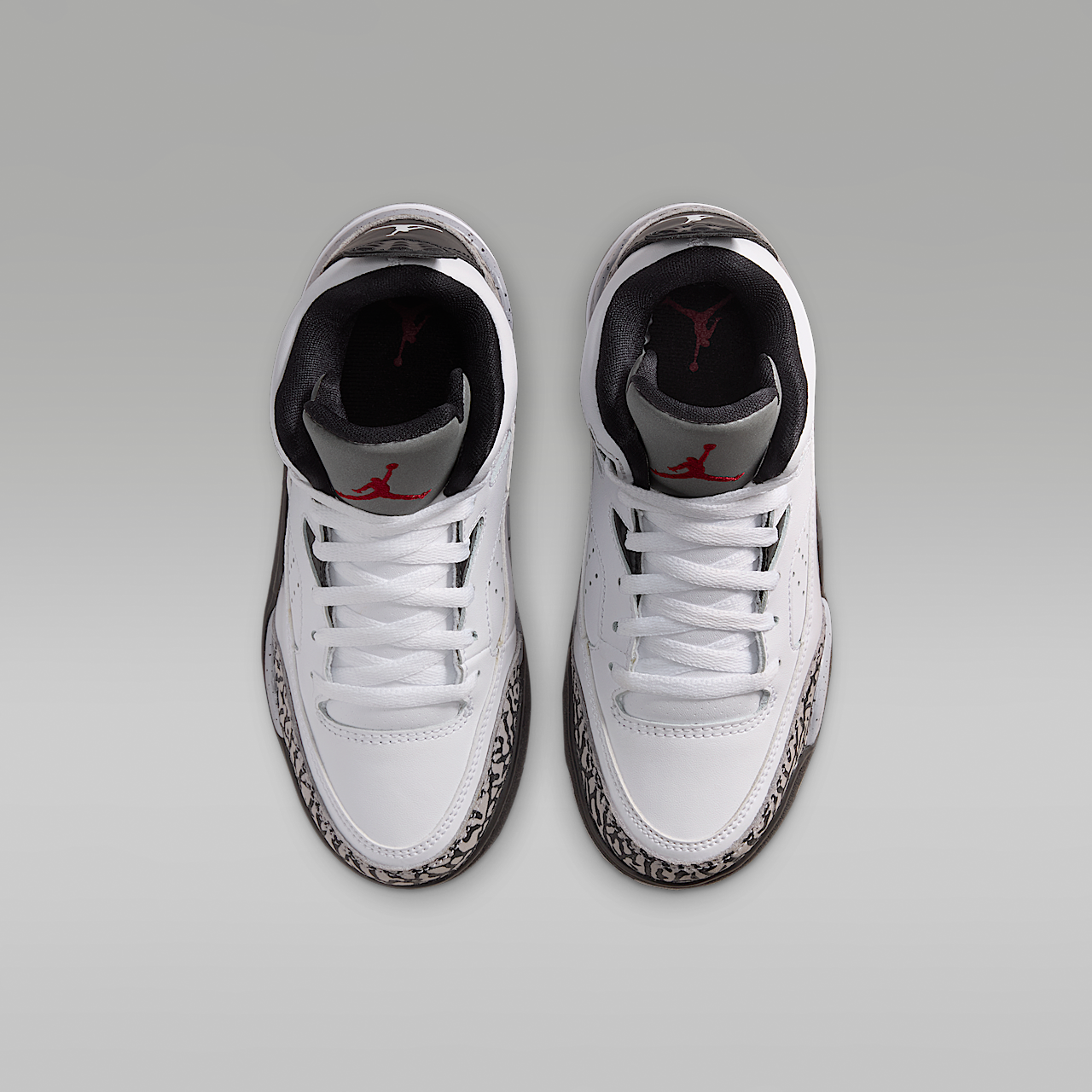 Nike  sneaker Wit/Zwart/Cement Grey/Gym Red