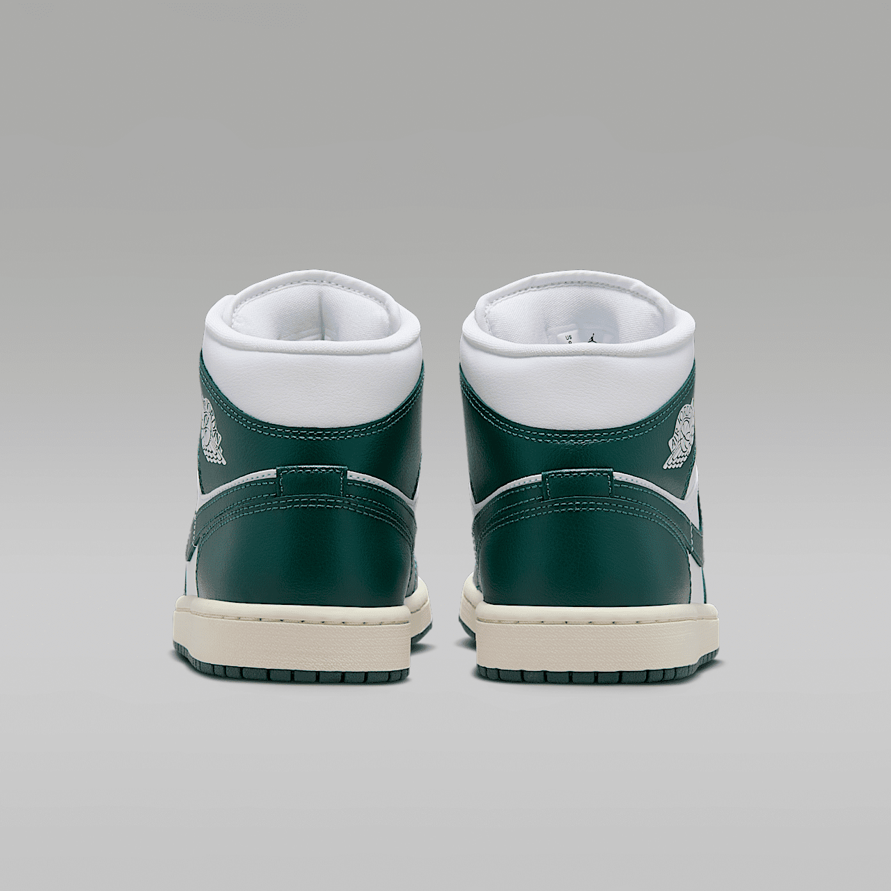 Nike Air Jordan 1 Mid sneaker Wit/Sail/Oxidized Green