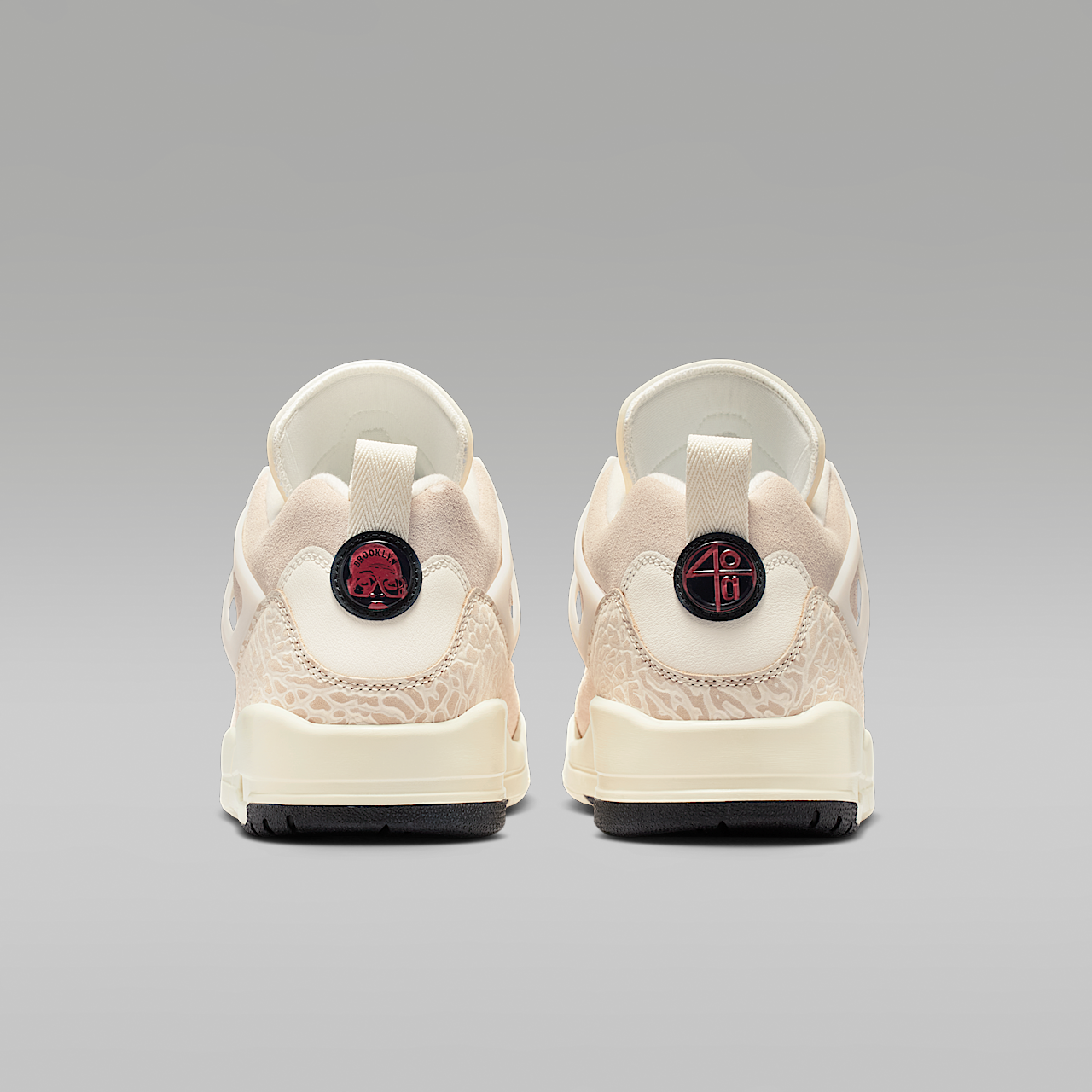 Nike Jordan Spizike Low sneaker Sail/University Red/Light Khaki/Zwart