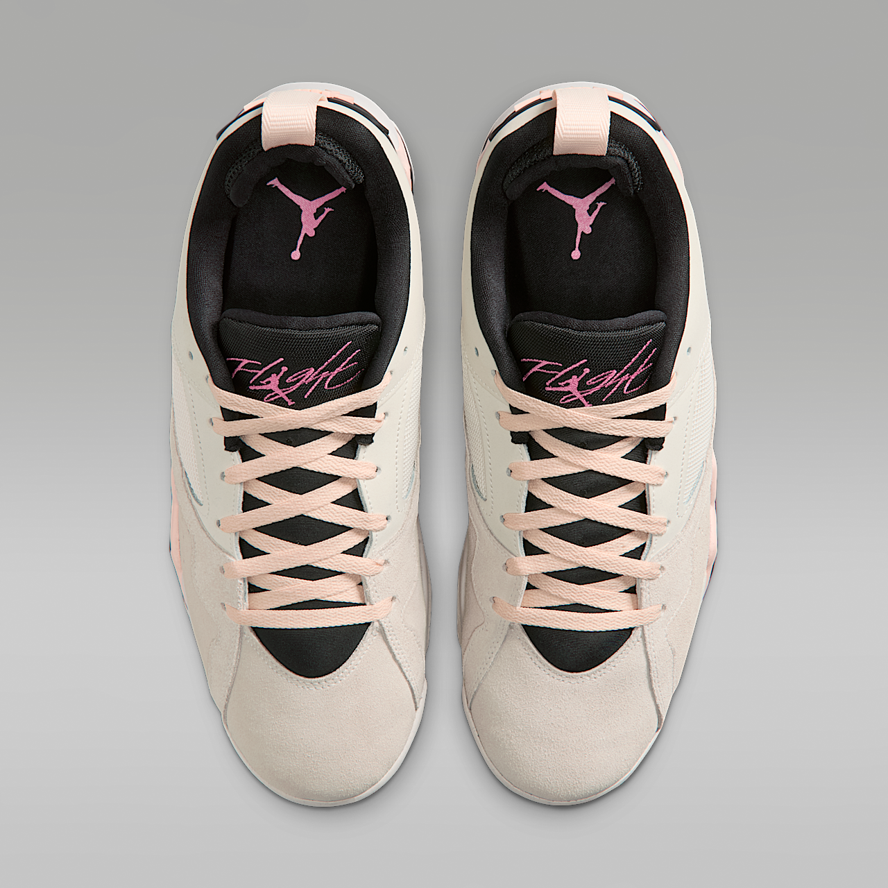 Nike Air Jordan sneaker Pale Ivory/Zwart/Crimson Tint/Pinksicle