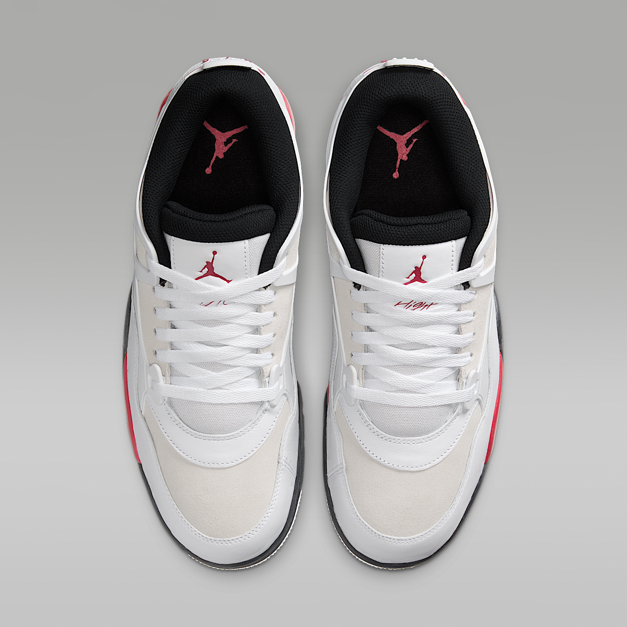 Nike Air Jordan sneaker Wit/Photon Dust/Zwart/Gym Red