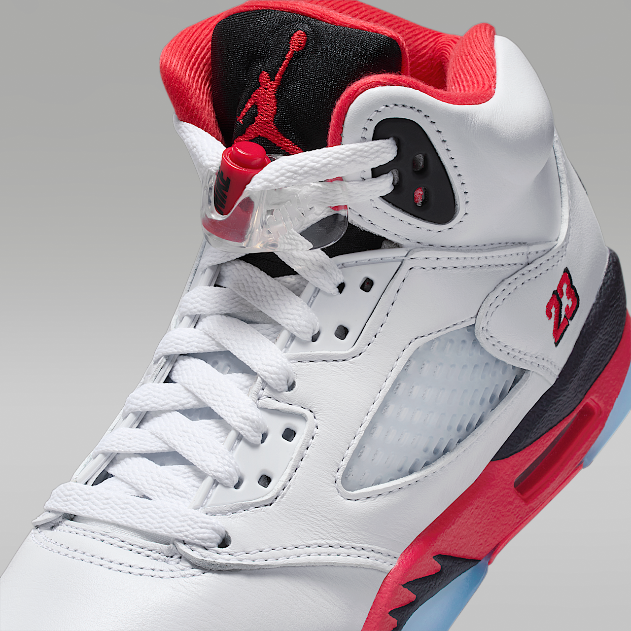 Nike Air Jordan sneaker Wit/Zwart/Fire Red