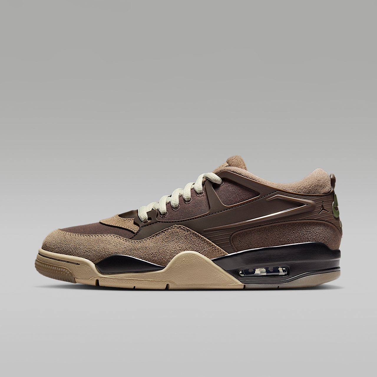 Nike Air Jordan 4 RM sneaker Ironstone/Baroque Brown/Light Bone/Medium Olive
