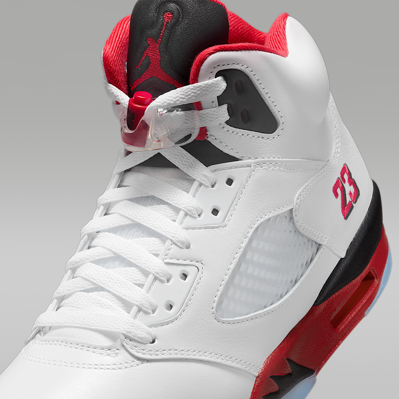 Nike Air Jordan sneaker Wit/Zwart/Fire Red