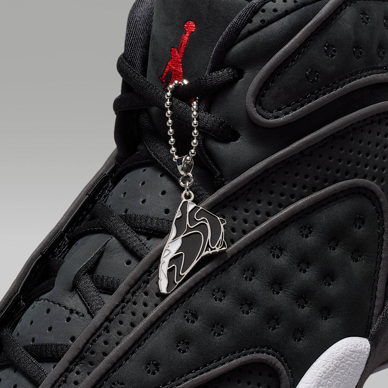 Nike Air Jordan sneaker Zwart/Wit/University Red