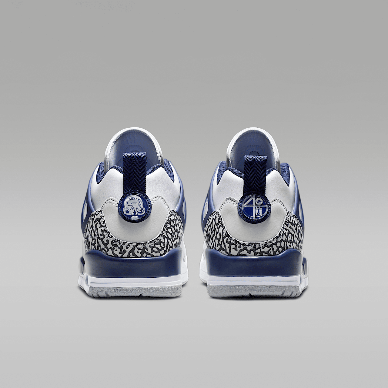Nike Jordan Spizike Low sneaker Wit/Neutral Grey/Anthracite/Midnight Navy
