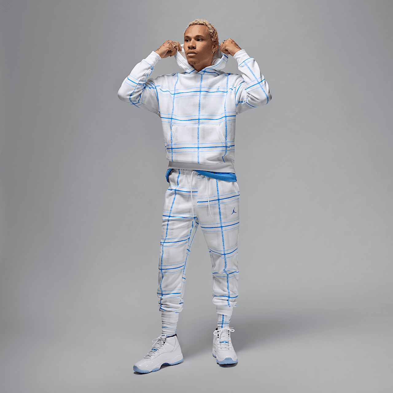 Nike Air Jordan 1 sneaker Wit/Zwart/Legend Blue