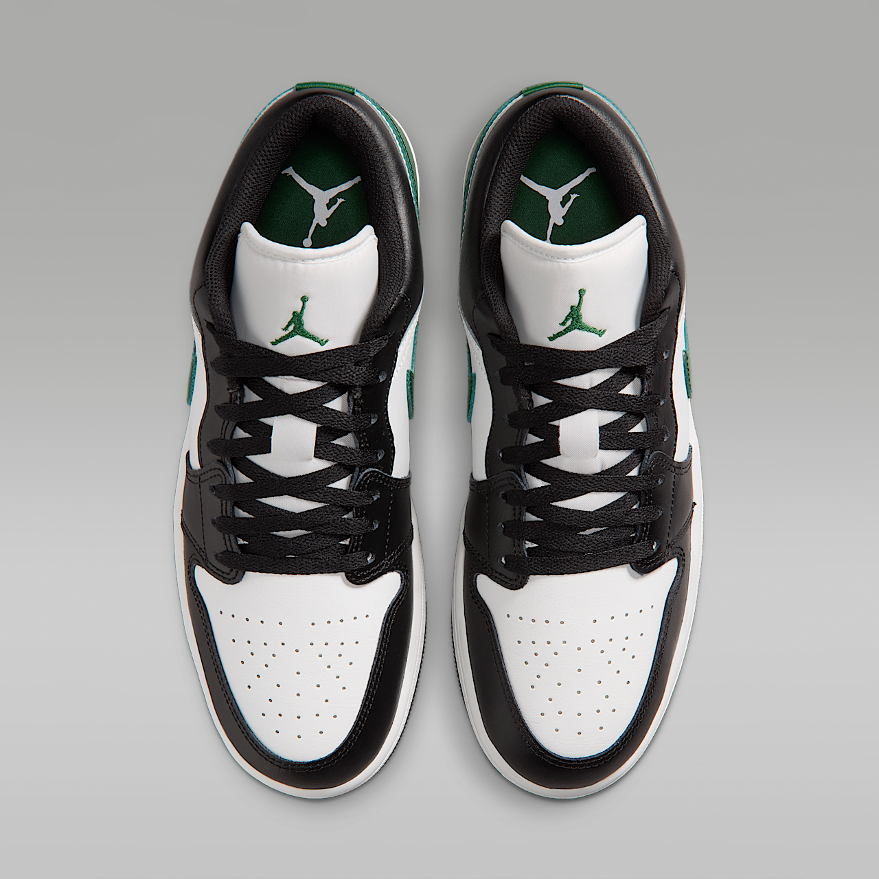 Nike Air Jordan 1 Low sneaker Zwart/Gorge Green/Summit White