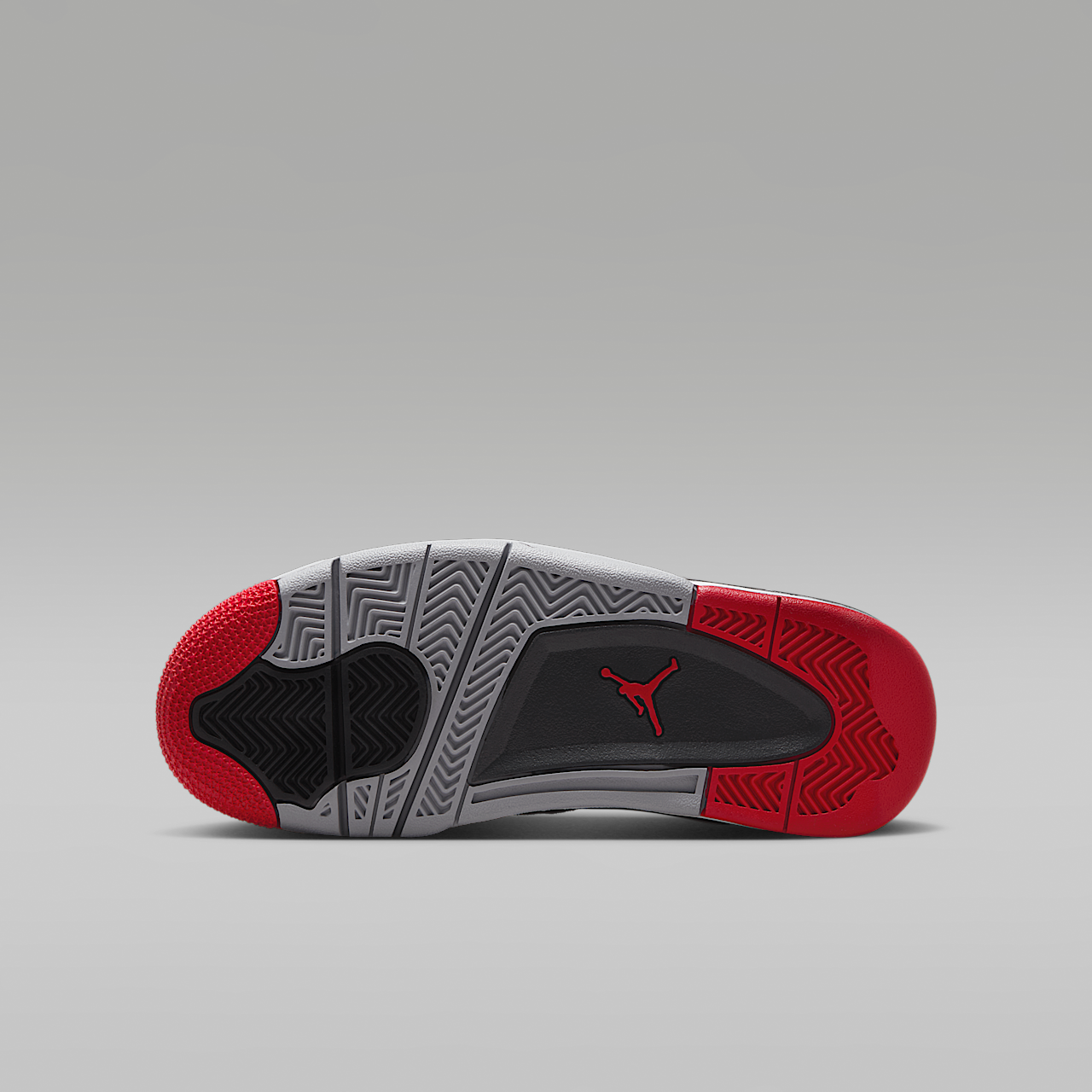 Nike Air Jordan 4 RM sneaker Zwart/Wolf Grey/Wit/Varsity Red