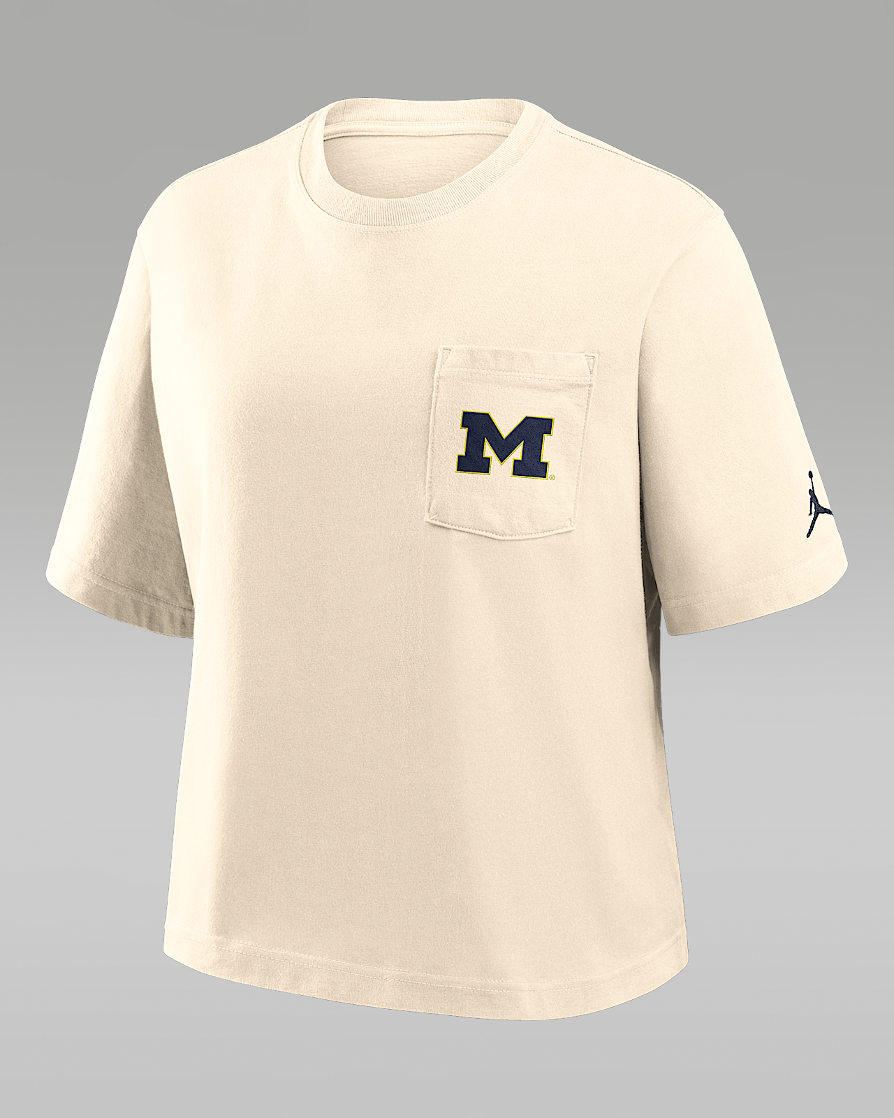Женская футболка Michigan Pocket Boxy Nike College