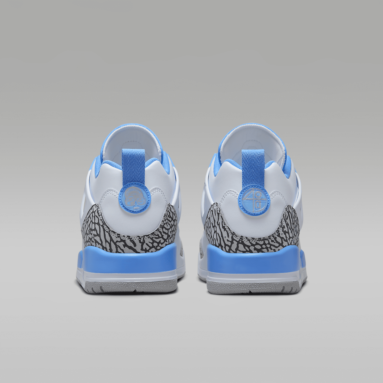 Nike Jordan Spizike Low sneaker Wit/Wolf Grey/Anthracite/University Blue