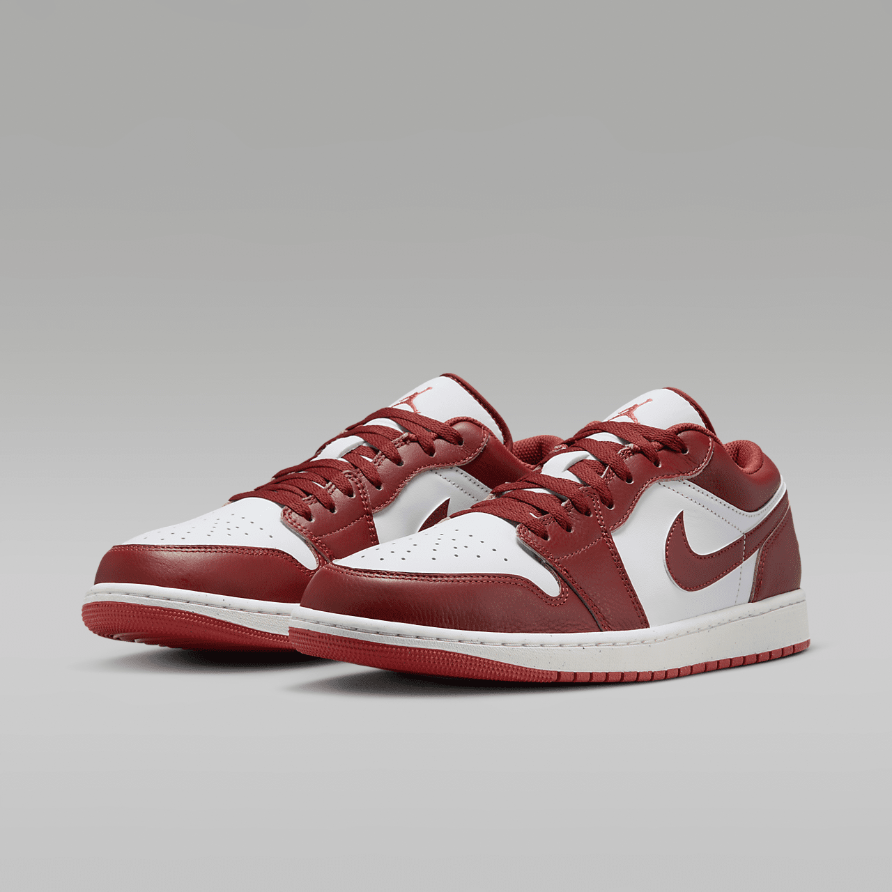 Nike Air Jordan 1 Low sneaker Wit/Lobster/Sail/Dune Red
