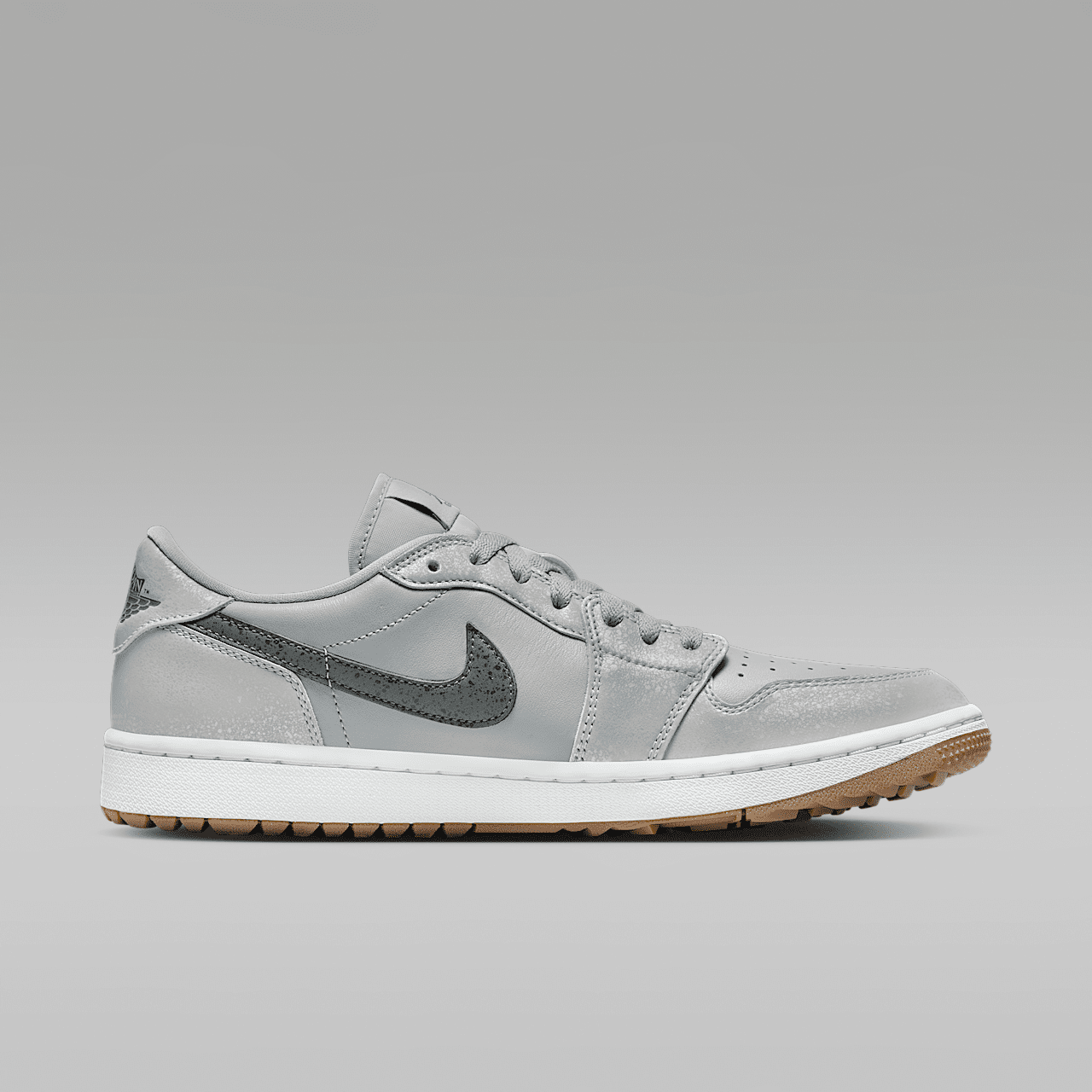 Nike Air Jordan 1 Low sneaker Wolf Grey/Wit/Gum Medium Brown/Iron Grey