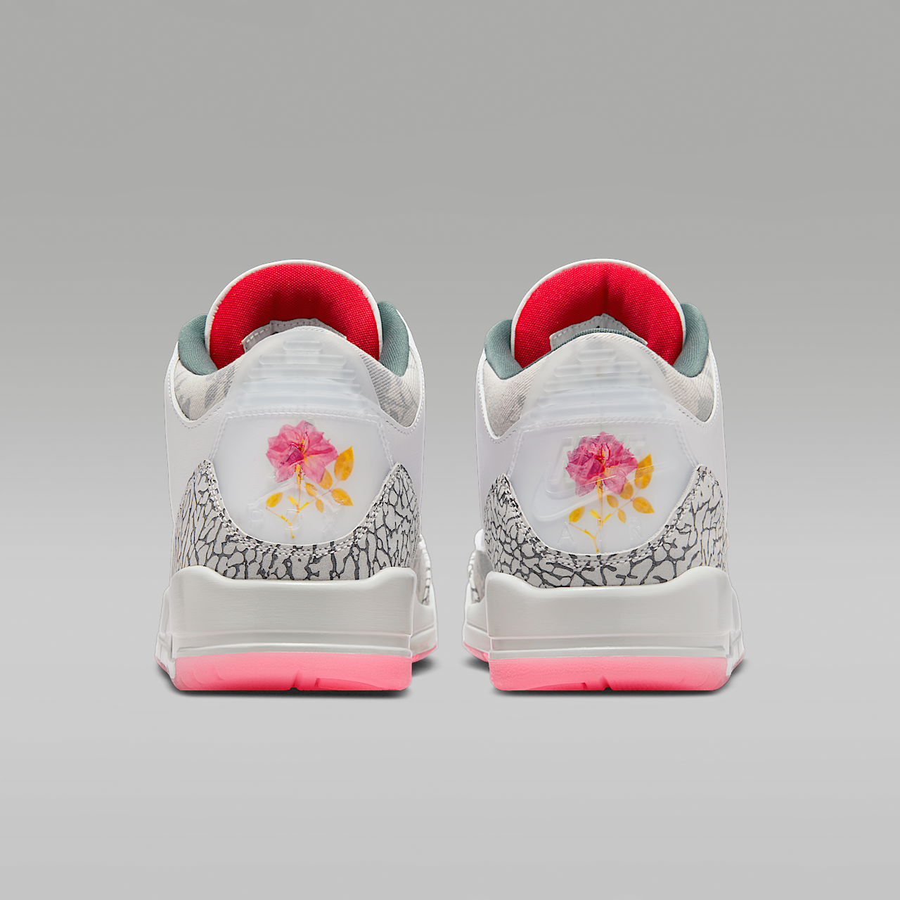 Nike Air Jordan sneaker Wit/Off White/Vintage Green/Fire Red