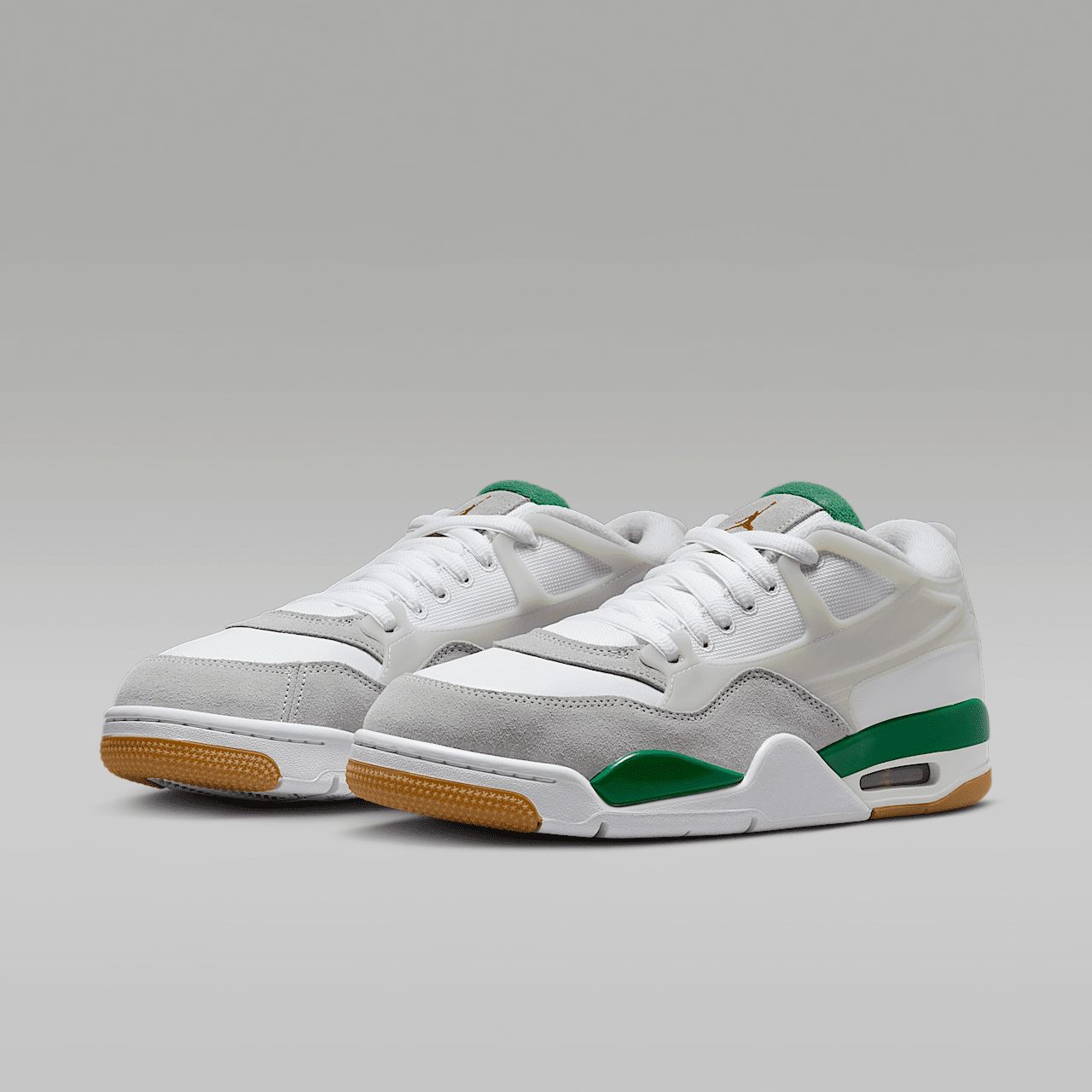 Nike Air Jordan 4 RM sneaker Wit/Neutral Grey/Wolf Grey/Pine Green