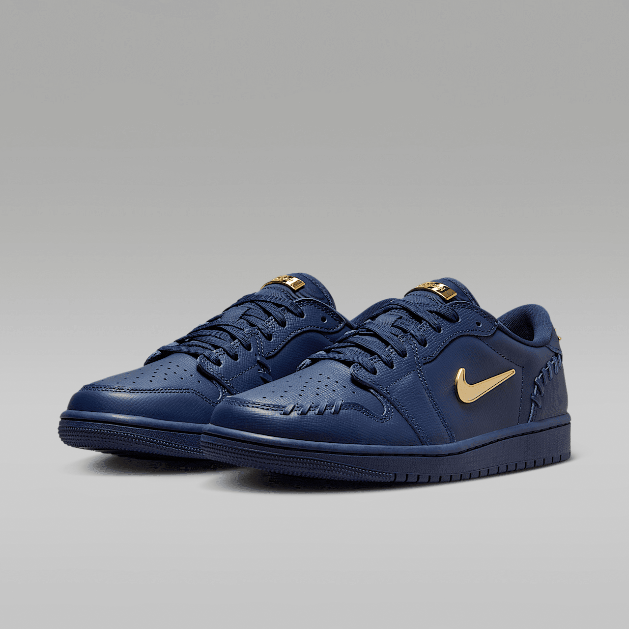 Nike Air Jordan 1 Low sneaker Midnight Navy/Midnight Navy/Metallic Gold