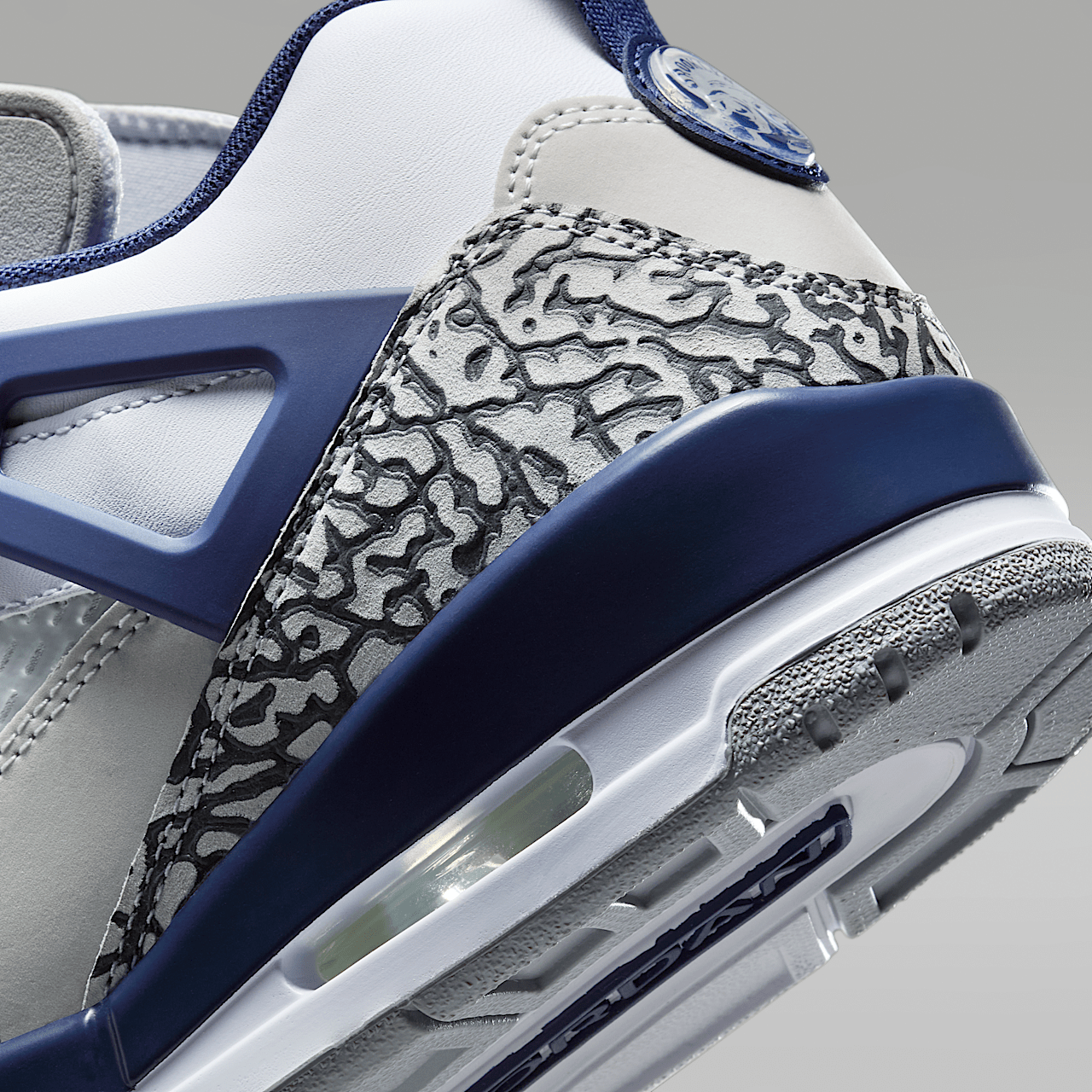 Nike Jordan Spizike Low sneaker Wit/Neutral Grey/Anthracite/Midnight Navy