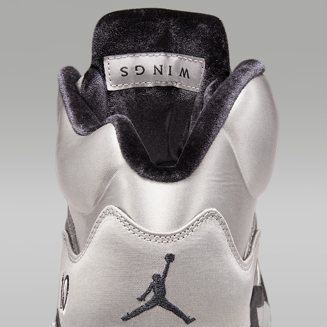 Nike Air Jordan sneaker Medium Grey/Metallic Silver/Zwart