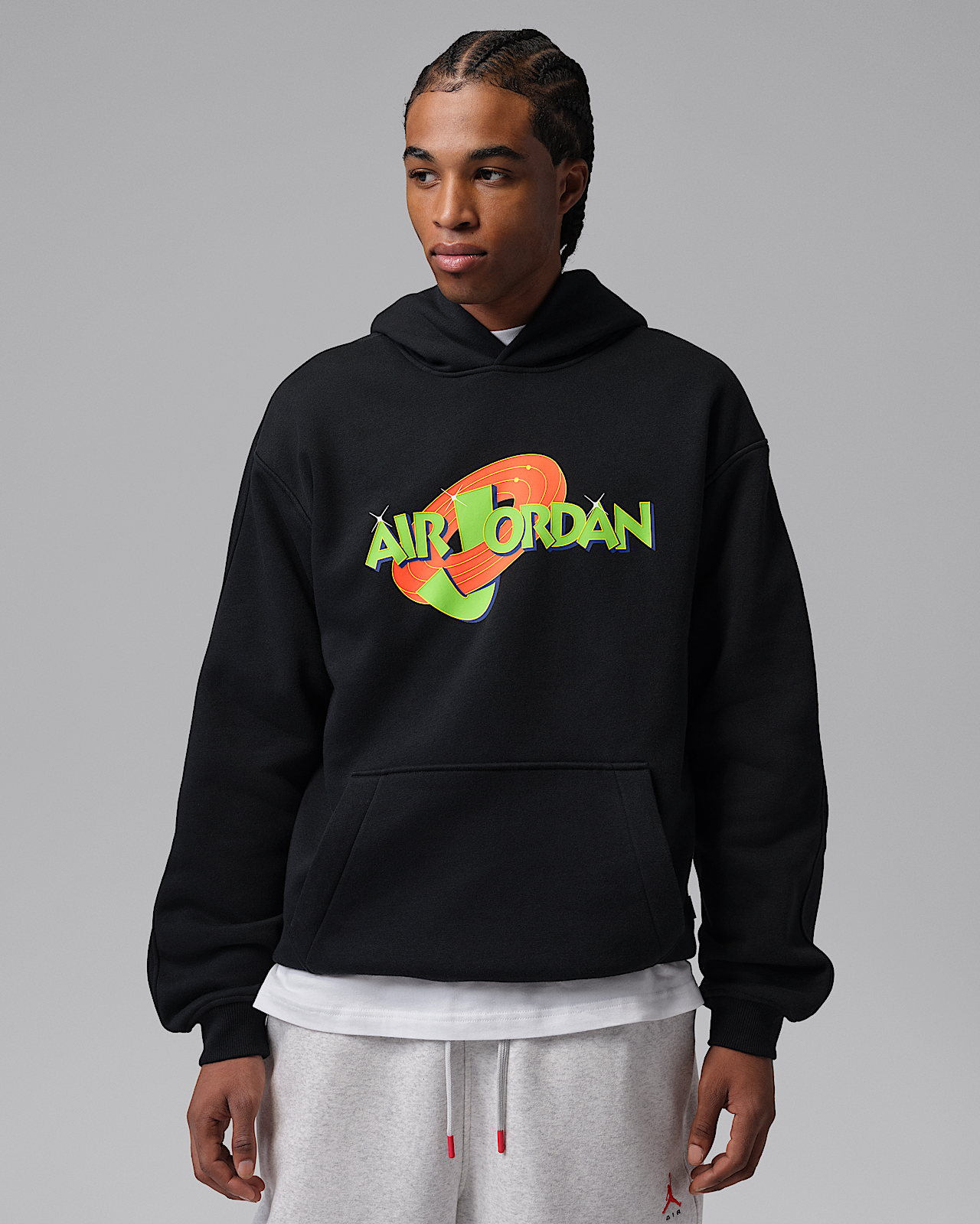 Мужское худи Jordan Brooklyn Space Jam Fleece Pullover Hoodie