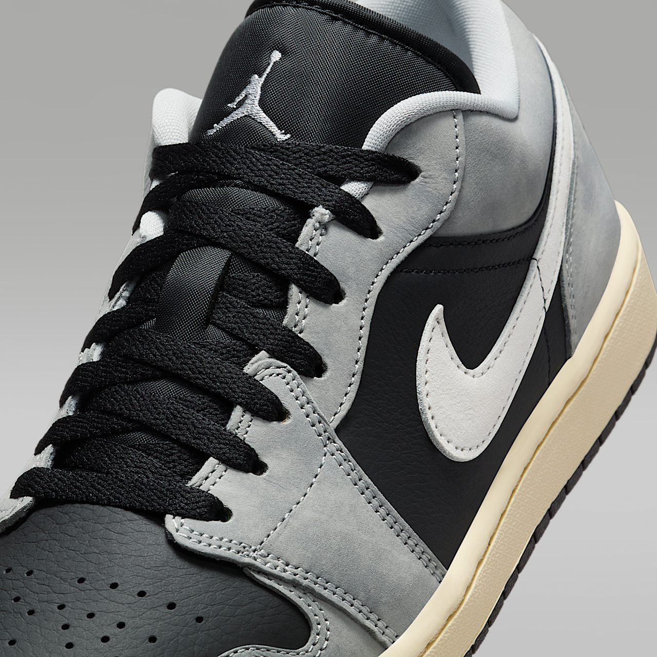 Nike Air Jordan sneaker Light Smoke Grey/Sail/Muslin/Zwart