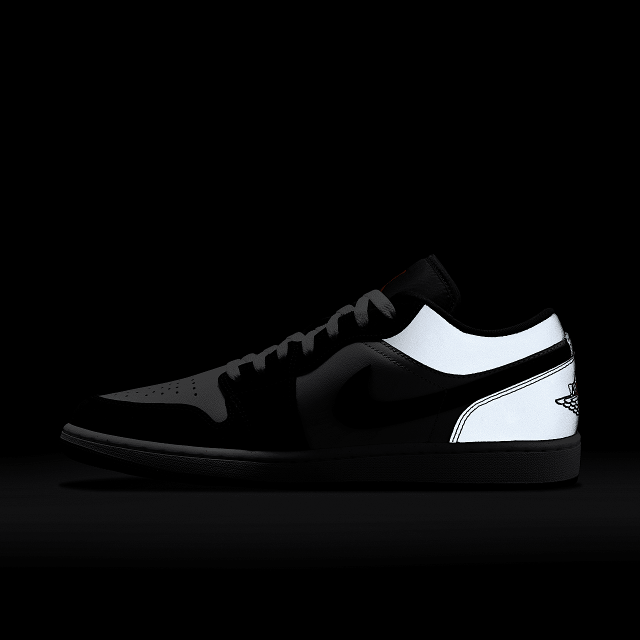 Nike Air Jordan sneaker Wit/Zwart/Matte Silver/Fire Red