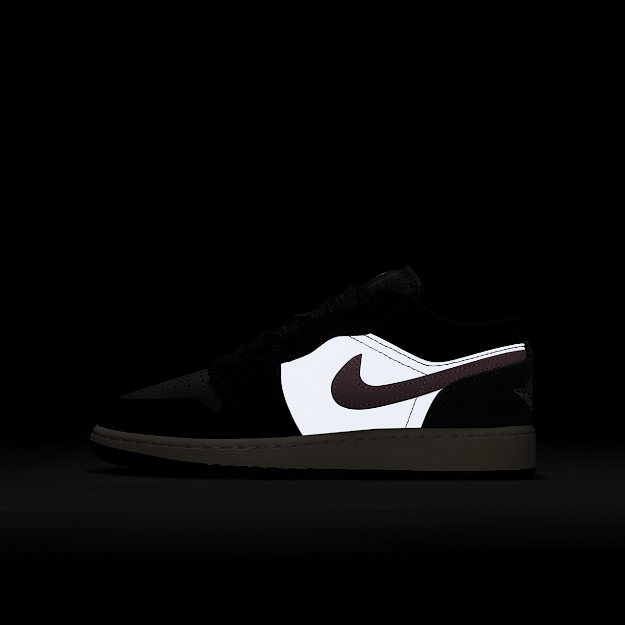 Nike Air Jordan sneaker Zwart/Iron Grey/Wit/Iced Carmine