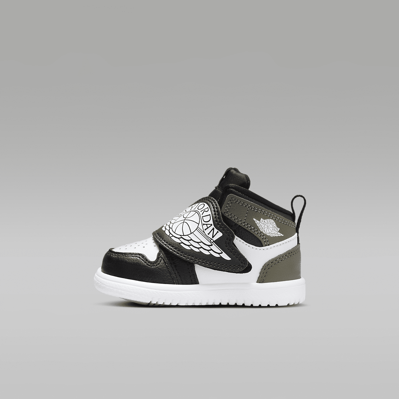 Nike  sneaker Zwart/Medium Olive/Wit