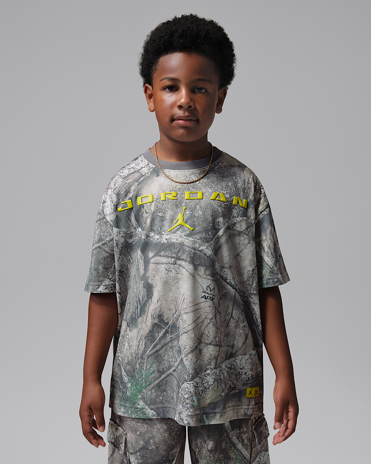 Детская футболка Jordan Big Kids' Brooklyn Realtree Printed