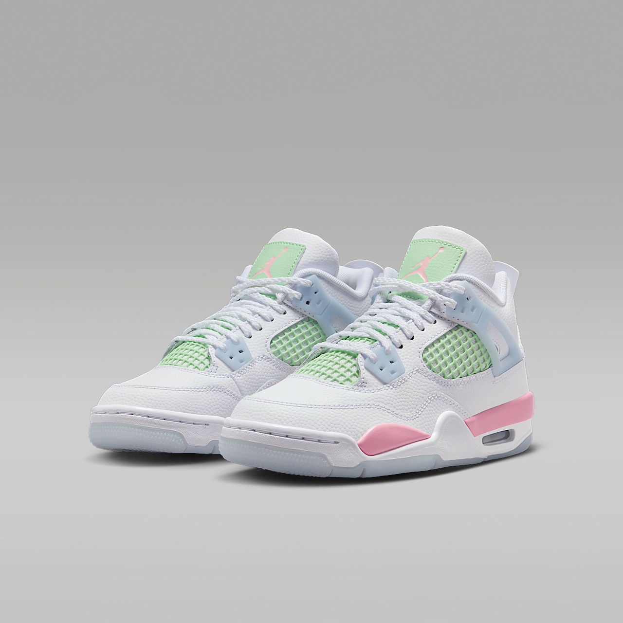 Nike Air Jordan sneaker Wit/Half Blue/Vapor Green/Medium Soft Pink
