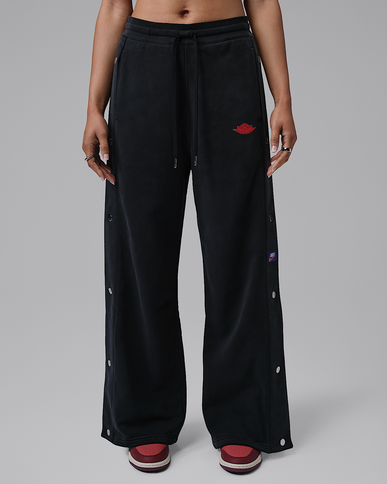 Женские  Jordan Flight Fleece French Terry Snap Pants